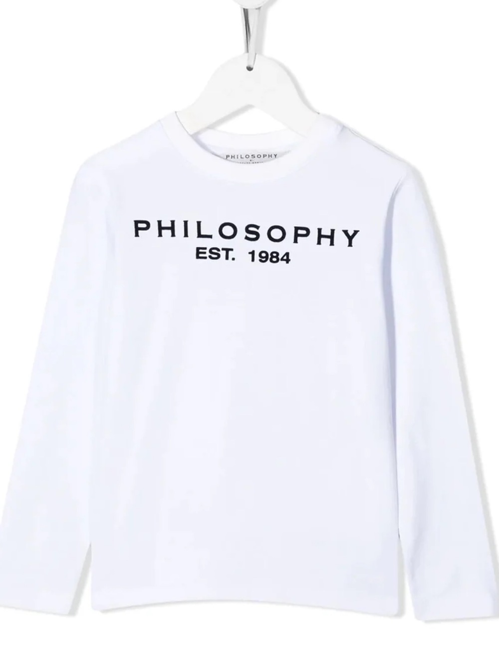 Philosophy Di Lorenzo Serafini Kids White Long-Sleeve Logo Shirt Size 8